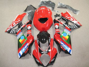 2007-2008 Red Black GSXR 1000 Motorcycle Fairings