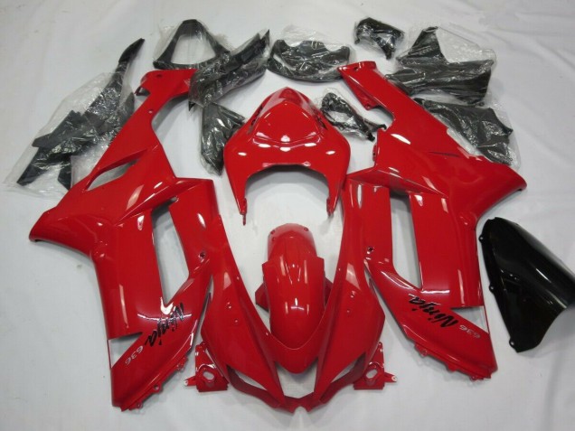 2007-2008 Red ZX6R Motorcycle Fairings 2007-2008 Red ZX6R Motorcycle Fairings