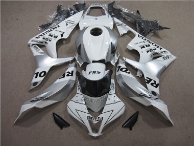2007-2008 Silver Repsol CBR600RR Motorcycle Fairings