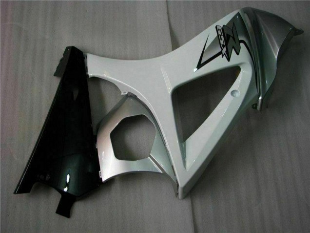 2007-2008 Silver White GSXR 1000 Motorcycle Fairings 2007-2008 Silver White GSXR 1000 Motorcycle Fairings
