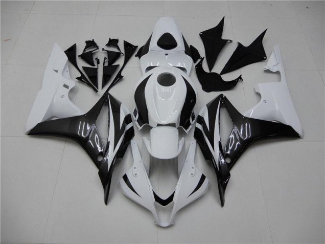 2007-2008 White Black CBR600RR Motorcycle Fairing 2007-2008 White Black CBR600RR Motorcycle Fairing