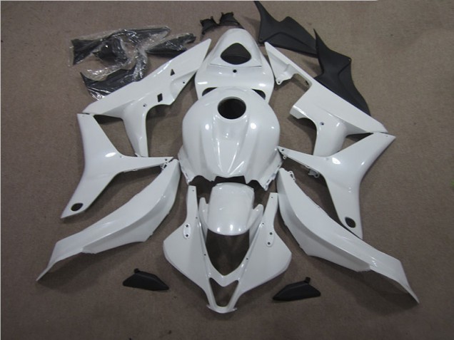 2007-2008 White CBR600RR Motorcycle Fairings 2007-2008 White CBR600RR Motorcycle Fairings