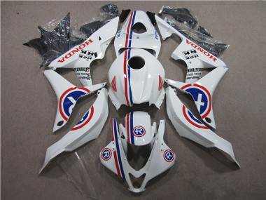 2007-2008 White R CBR600RR Motorcycle Fairings