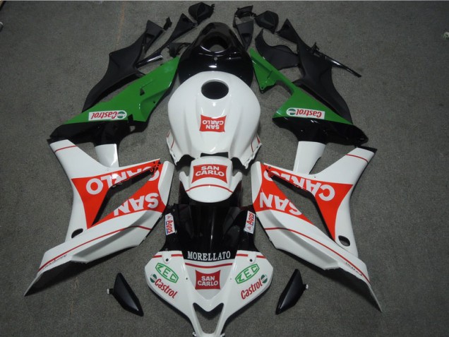 2007-2008 White Red MORELLATO San Carlo CBR600RR Motorcycle Fairings