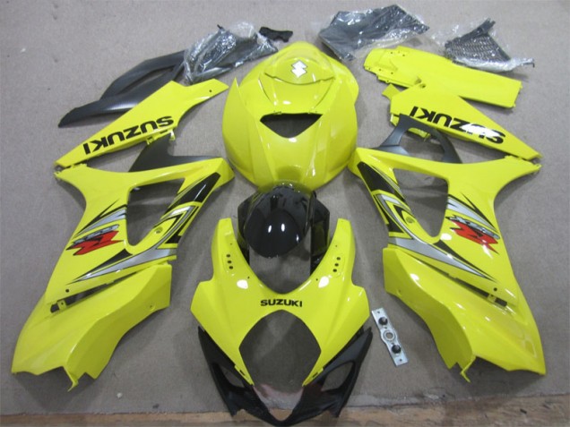 2007-2008 Yellow Black GSXR 1000 Motorcycle Bodywork