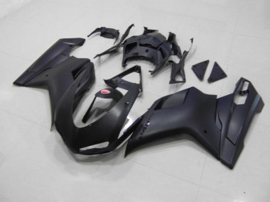2007-2014 Matte Black Black Sticker Ducati 848 1098 1198 Motorcycle Fairings