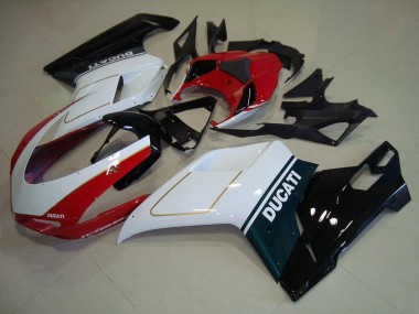 2007-2014 Tri Color Ducati 848 1098 1198 Motorcycle Fairings