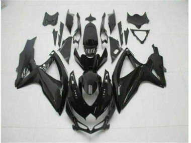 2008-2010 Black GSXR 600/750 Motorcycle Fairings