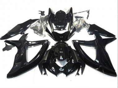 2008-2010 Black GSXR 750 Motorcycle Fairings