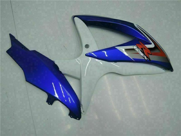2008-2010 Blue White GSXR 600/750 Full Motorcycle Fairing Kits 2008-2010 Blue White GSXR 600/750 Full Motorcycle Fairing Kits