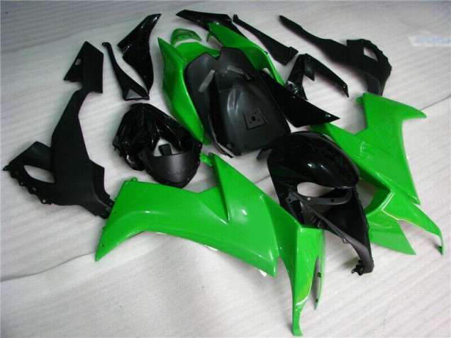 2008-2010 Green Black ZX10R Motorcycle Fairings 2008-2010 Green Black ZX10R Motorcycle Fairings
