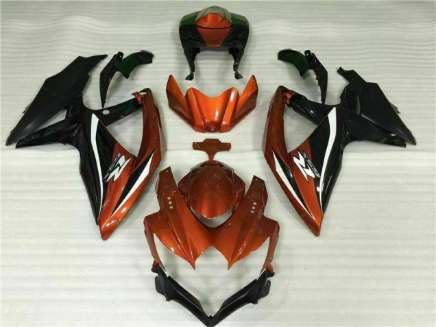 2008-2010 Red Black GSXR 600/750 Motorcycle Fairings 2008-2010 Red Black GSXR 600/750 Motorcycle Fairings