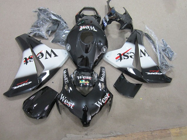 2008-2011 Black West CBR1000RR Motorcycle Fairings 2008-2011 Black West CBR1000RR Motorcycle Fairings