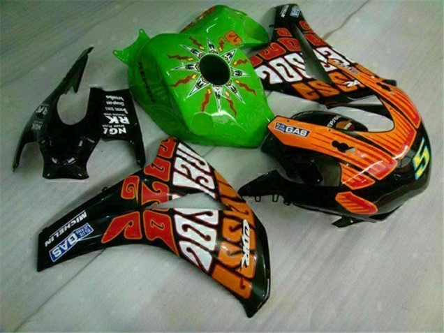 2008-2011 Green Orange CBR1000RR Motorcycle Fairings 2008-2011 Green Orange CBR1000RR Motorcycle Fairings