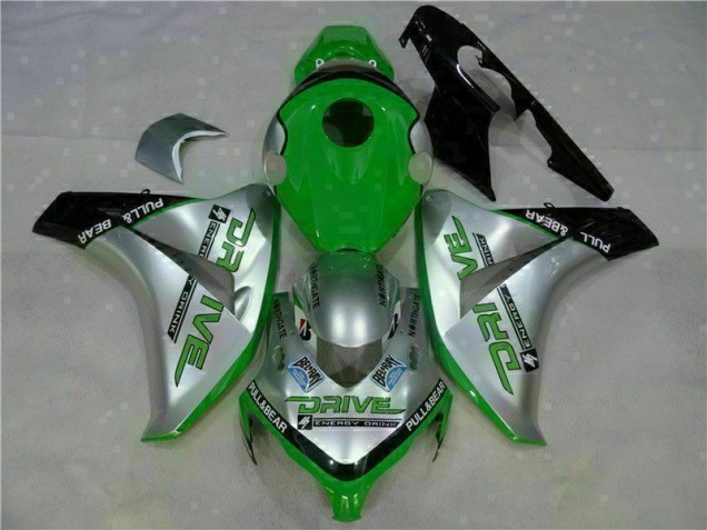 2008-2011 Green Silver CBR1000RR Motorcycle Fairings 2008-2011 Green Silver CBR1000RR Motorcycle Fairings