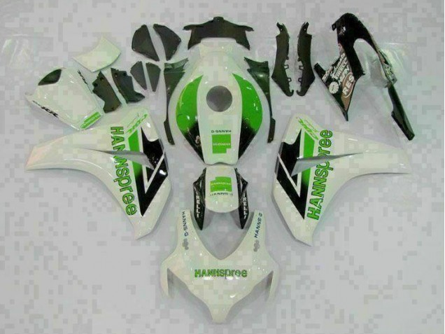 2008-2011 Green White CBR1000RR Motorcycle Bodywork 2008-2011 Green White CBR1000RR Motorcycle Bodywork