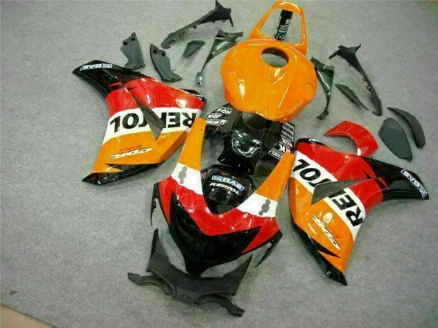 2008-2011 Orange Repsol CBR1000RR Motorcycle Fairing Kits 2008-2011 Orange Repsol CBR1000RR Motorcycle Fairing Kits