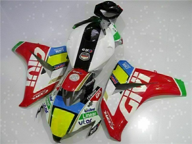 2008-2011 Red White CBR1000RR Motorcycle Fairing & Bodywork