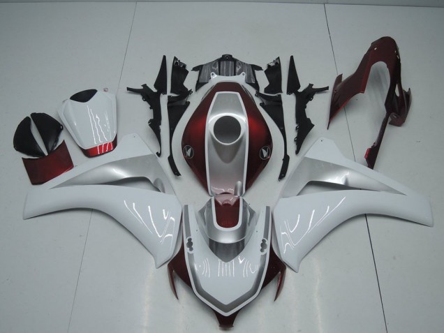 2008-2011 Red White and Silver CBR1000RR Motorcycle Fairings 2008-2011 Red White and Silver CBR1000RR Motorcycle Fairings