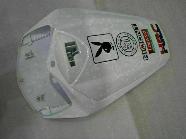 2008-2011 White Black Playboy CBR1000RR Motorcycle Fairings