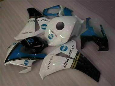 2008-2011 White Blue CBR1000RR Motorcycle Fairing