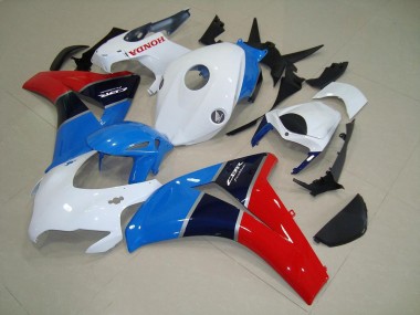 2008-2011 White Blue Red CBR1000RR Motorcycle Fairings
