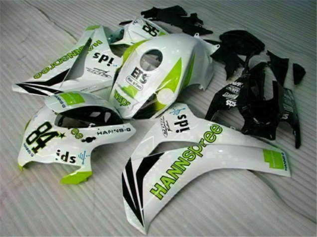 2008-2011 White Green Hannspree 84 CBR1000RR Motorcycle Fairings 2008-2011 White Green Hannspree 84 CBR1000RR Motorcycle Fairings