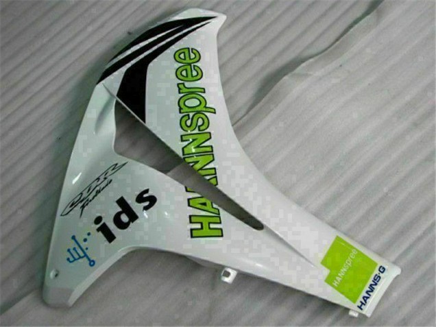 2008-2011 White Green Hannspree 84 CBR1000RR Motorcycle Fairings 2008-2011 White Green Hannspree 84 CBR1000RR Motorcycle Fairings