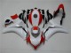 2008-2011 White Red CBR1000RR Motorcycle Fairings 2008-2011 White Red CBR1000RR Motorcycle Fairings