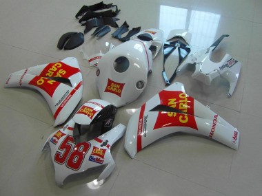 2008-2011 White San Carlo CBR1000RR Motorcycle Fairings