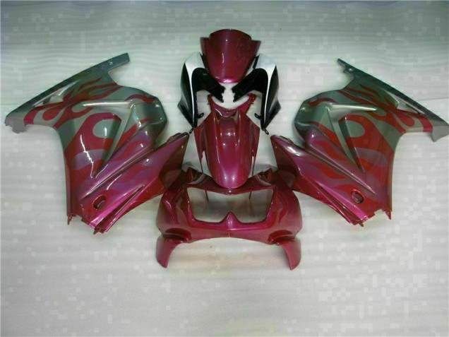 2008-2012 Purple Red EX250 Motorcycle Fairings
