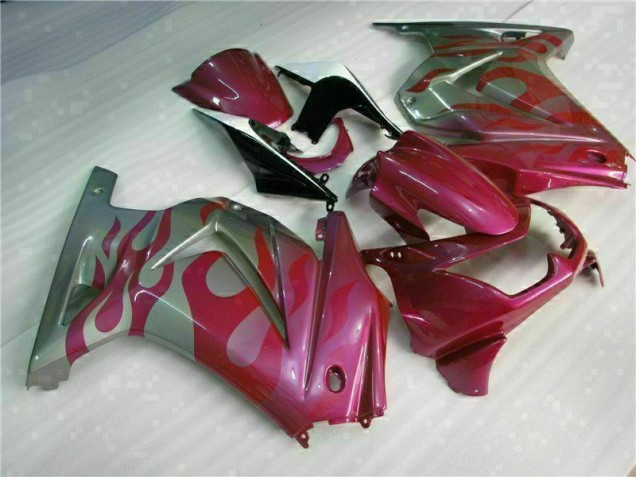 2008-2012 Purple Red EX250 Motorcycle Fairings