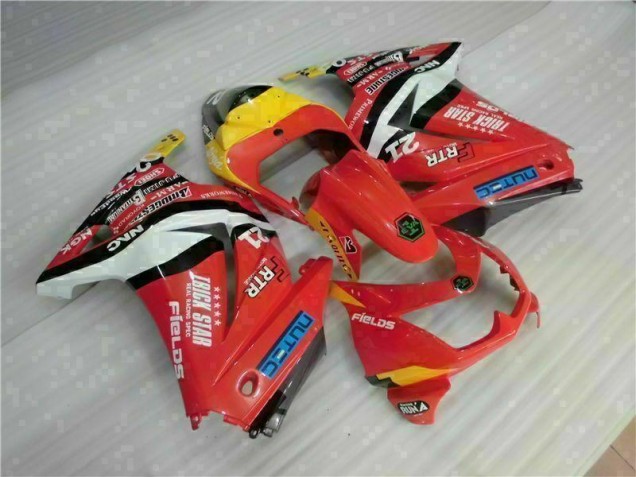 2008-2012 Red Yellow EX250 Motorcycle Fairings 2008-2012 Red Yellow EX250 Motorcycle Fairings