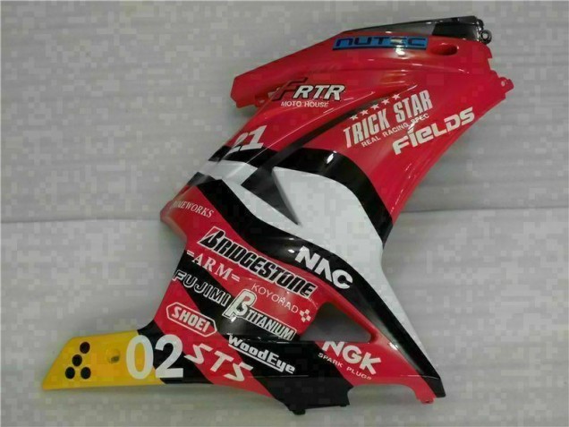 2008-2012 Red Yellow EX250 Motorcycle Fairings 2008-2012 Red Yellow EX250 Motorcycle Fairings
