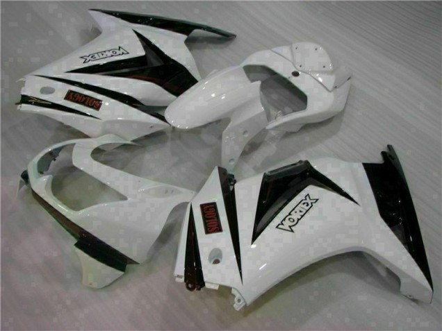 2008-2012 White Black EX250 Motorcycle Fairings