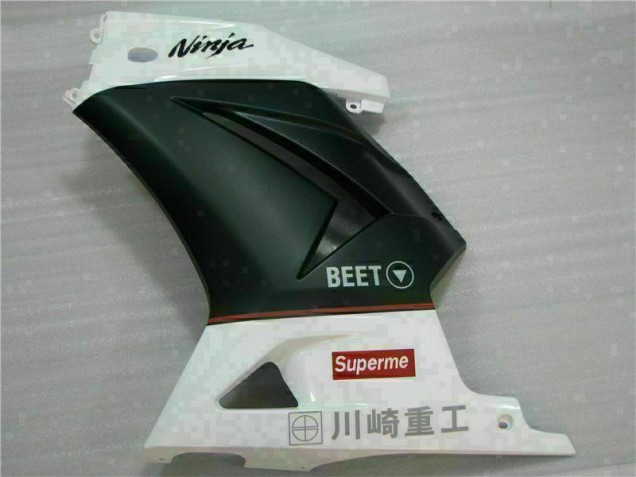 2008-2012 White Black Ninja 3M EX250 Motorcycle Fairings