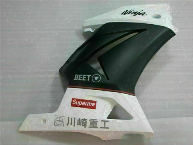 2008-2012 White Black Ninja 3M EX250 Motorcycle Fairings
