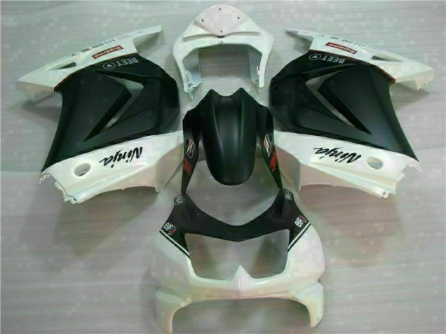 2008-2012 White Black Ninja 3M EX250 Motorcycle Fairings