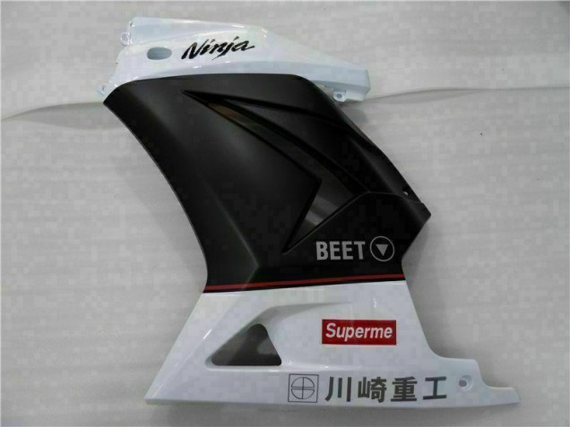 2008-2012 White Black Ninja EX250 Motorcycle Fairings