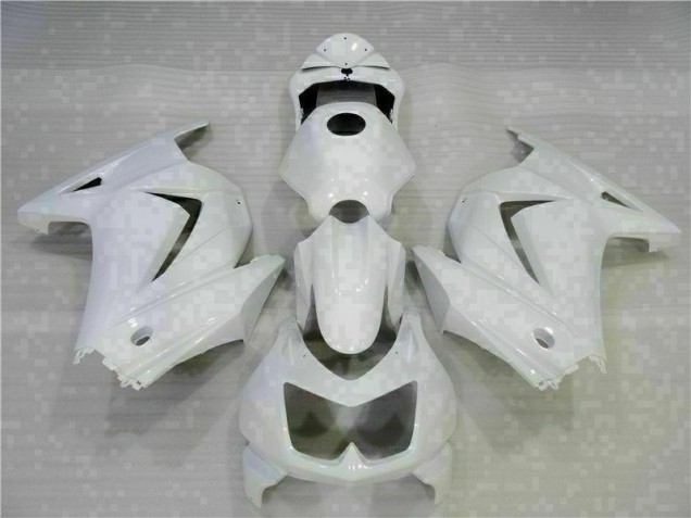 2008-2012 White EX250 Motorcycle Fairings 2008-2012 White EX250 Motorcycle Fairings