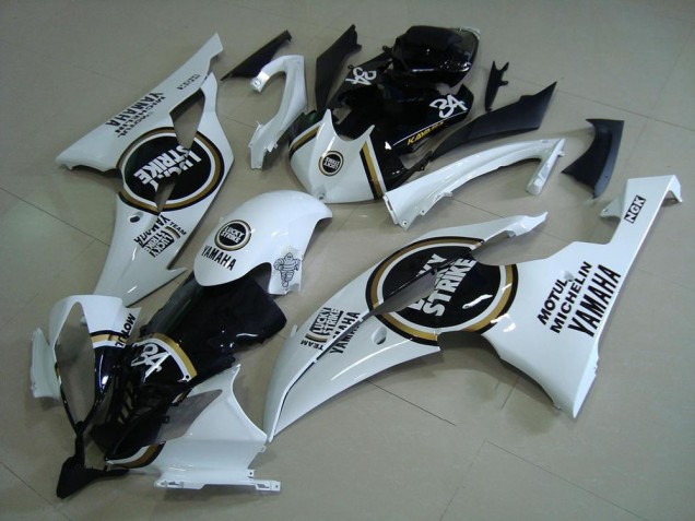 2008-2016 Black Lucky Strike YZF R6 Motorcycle Fairings