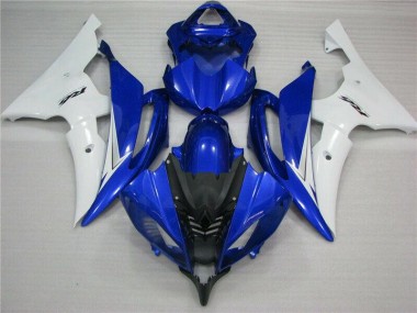 2008-2016 Blue White Black YZF R6 Motorcycle Fairings