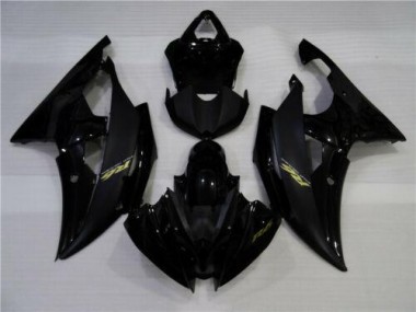 2008-2016 Glossy Matte Black YZF R6 Motorcycle Fairings