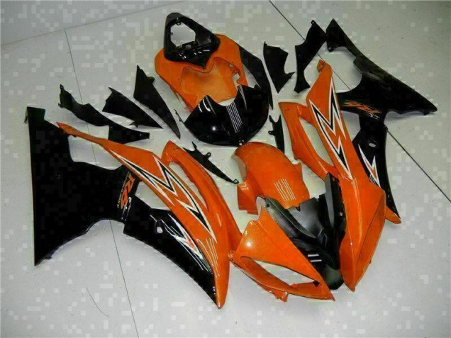 2008-2016 Orange Black YZF R6 Motorcycle Fairings 2008-2016 Orange Black YZF R6 Motorcycle Fairings