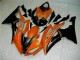 2008-2016 Orange Black YZF R6 Motorcycle Fairings 2008-2016 Orange Black YZF R6 Motorcycle Fairings