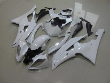 2008-2016 Pearl White No Decals YZF R6 Motorcycle Fairings