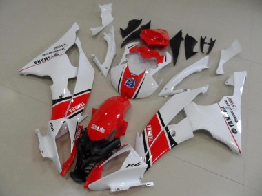 2008-2016 Red White OEM Style YZF R6 Motorcycle Fairings