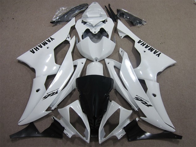 2008-2016 White Black Decal YZF R6 Motorcycle Fairings 2008-2016 White Black Decal YZF R6 Motorcycle Fairings