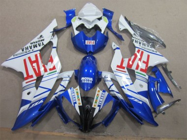 2008-2016 White Black Red Fiat YZF R6 Motorcycle Fairings
