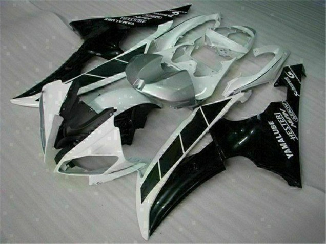 2008-2016 White Black YZF R6 Motorcycle Bodywork